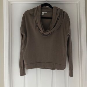 Women’s tan cowl neck Abound nordstrom sweater size XS